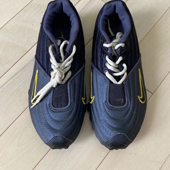 Nike Air Max Lace Up Low Top Running Athletic Sneaker Shoes Purple Blue Size 7 - Picture 1 of 5